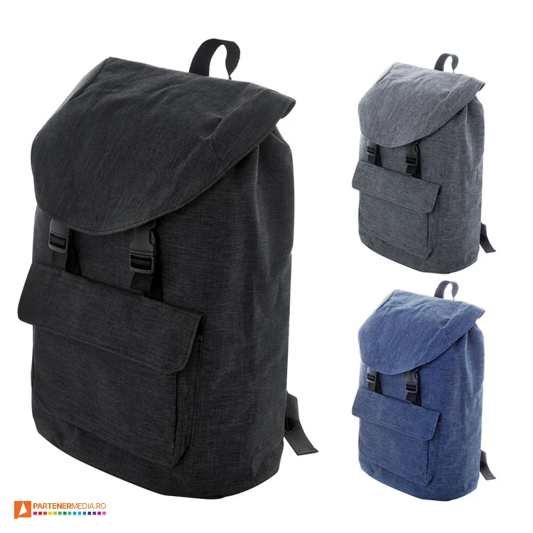 rucsacuri promotionale din poliester reciclat cu clapeta ap808131 poza 1