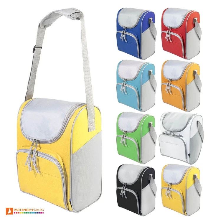 genti promotionale termoizolante colorate cu buzunar frontal ap808166 genti promotionale termoizolante colorate cu buzunar frontal ap808166 poza 1