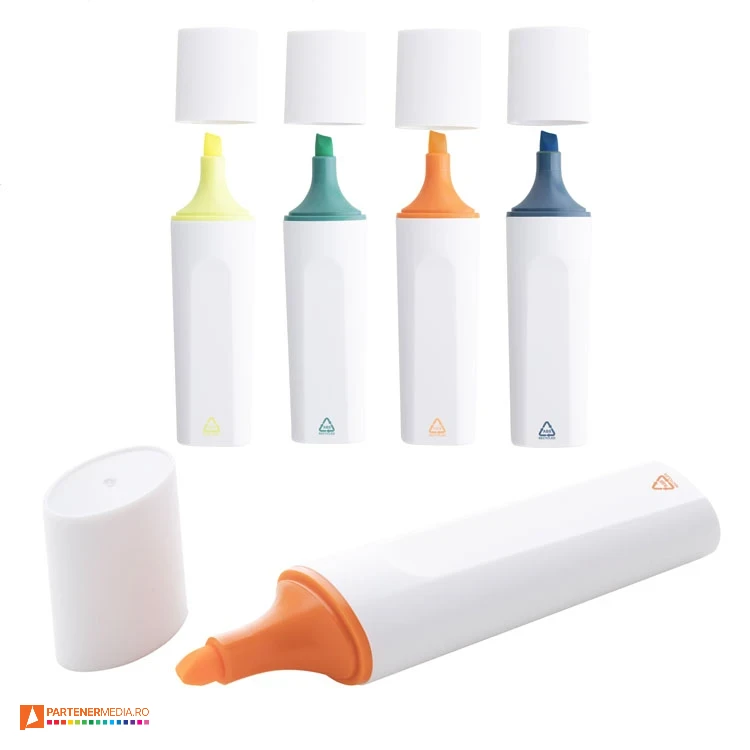 markere promotionale albe din plastic reciclat ap808185 markere promotionale albe din plastic reciclat ap808185 poza 1