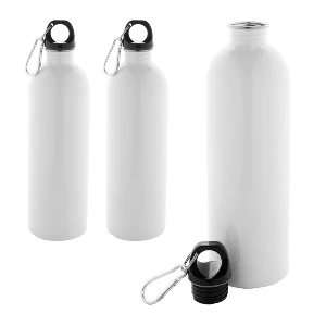 sticle albe sublimabile de 750 ml cu carabina ap808231