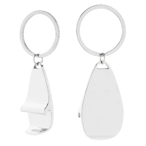 brelocuri metalice argintii cu desfacator de sticle ap808259