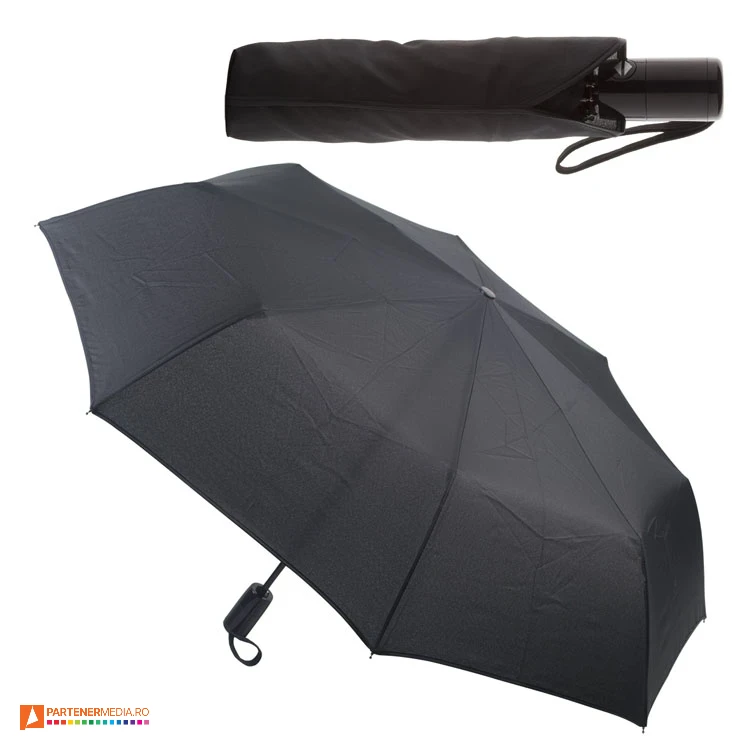 umbrele negre pliabile automate cu husa ap808412 poza 4