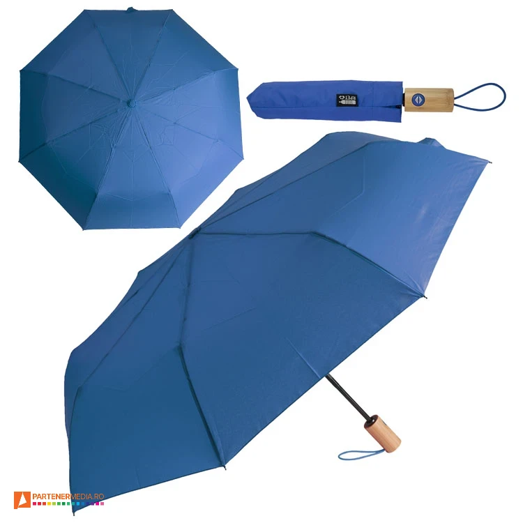 umbrele albastre promotionale pliabile cu husa ap808417 umbrele albastre promotionale pliabile cu husa ap808417 poza 2