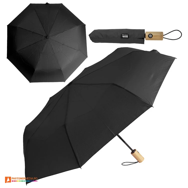 umbrele negre promotionale pliabile cu husa ap808417 umbrele negre promotionale pliabile cu husa ap808417 poza 3