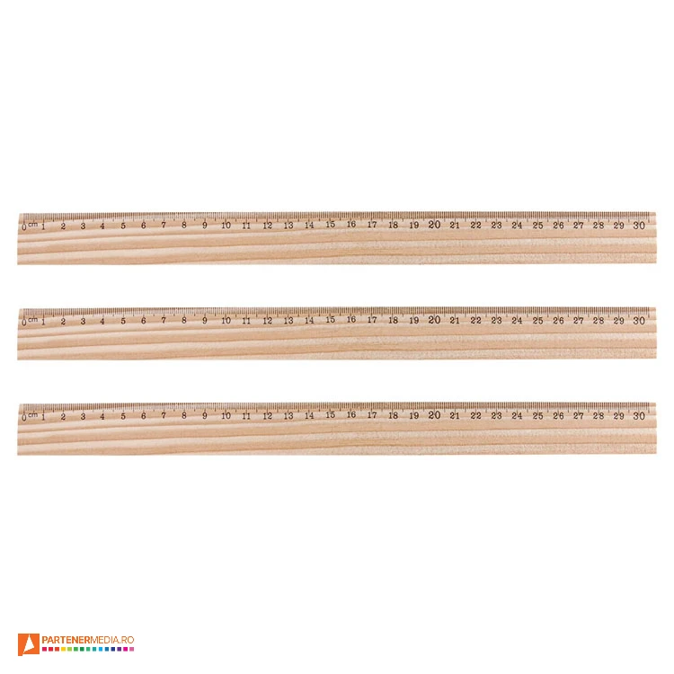 rigle promotionale din lemn cu lungime de 30 centimetri ap808515 poza 1