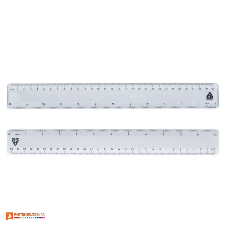 rigle din plastic reciclat de 30 centimetri ap808520 poza 1