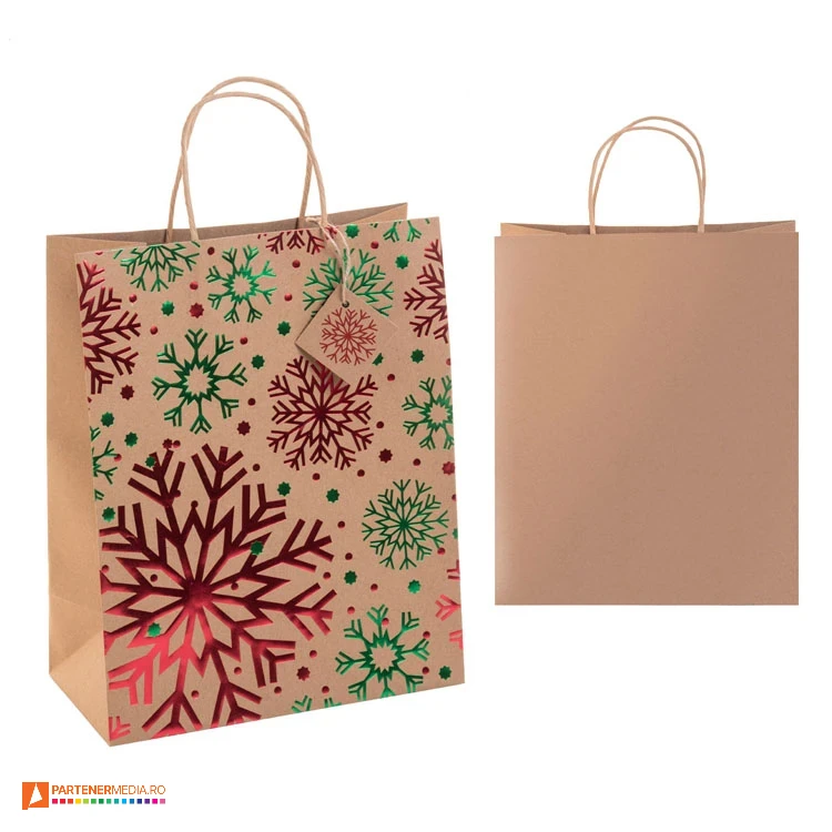 pungi mari de cadou cu design de craciun ap808770