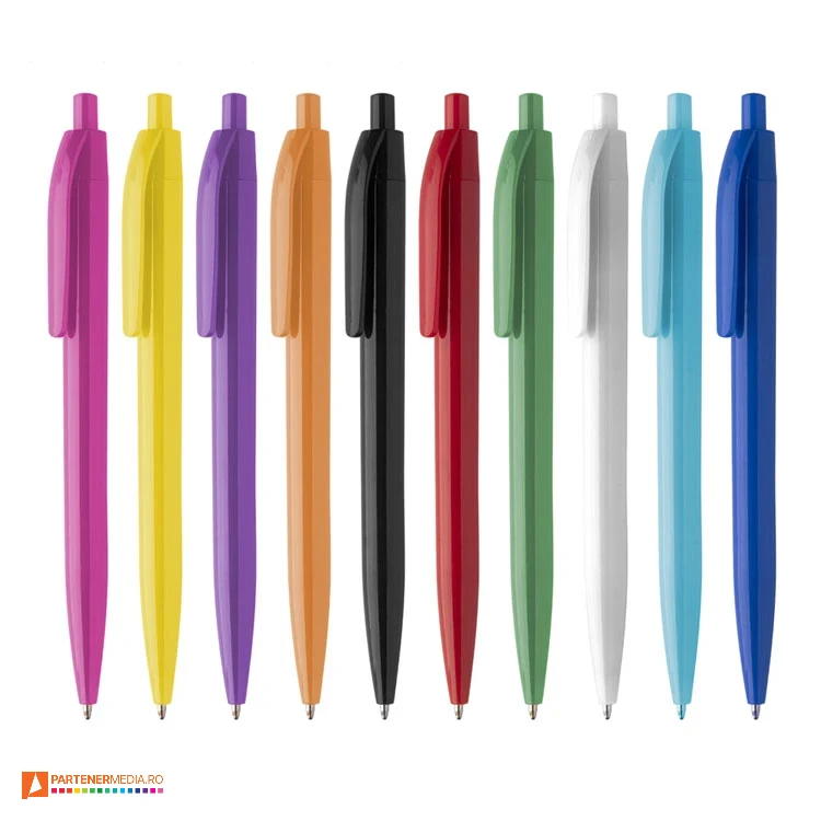 pixuri colorate promotionale din plastic reciclat ap809624 pixuri colorate promotionale din plastic reciclat ap809624 poza 1