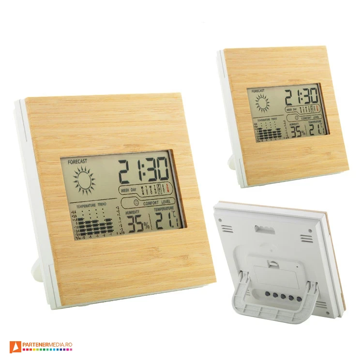 ceasuri de birou promotionale cu statie meteo ap810462 poza 1