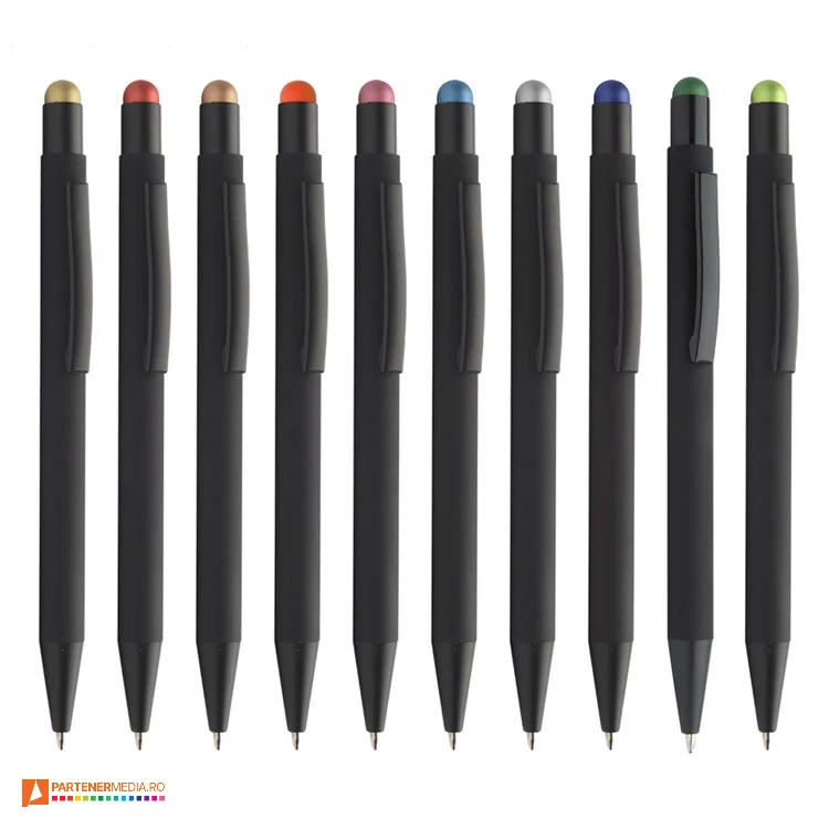 pixuri negre cu varf touch pen colorat ap845170 pixuri negre cu varf touch pen colorat ap845170 poza 1