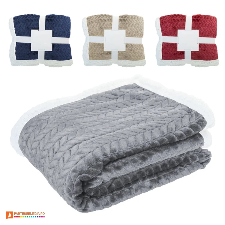 paturi promotionale fleece din poliester reciclat ap861009