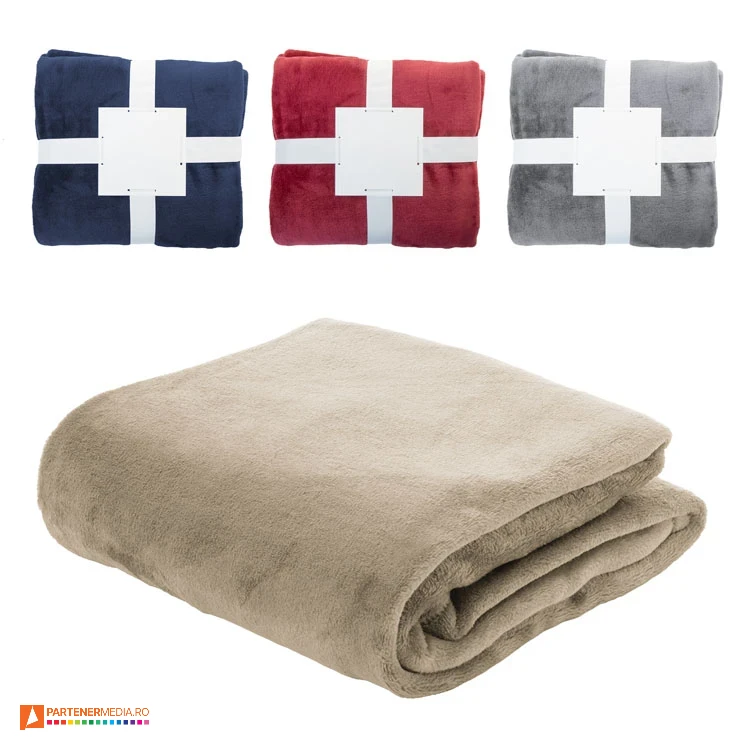 paturi colorate promotionale fleece de 120x150 cm ap861010 poza 1