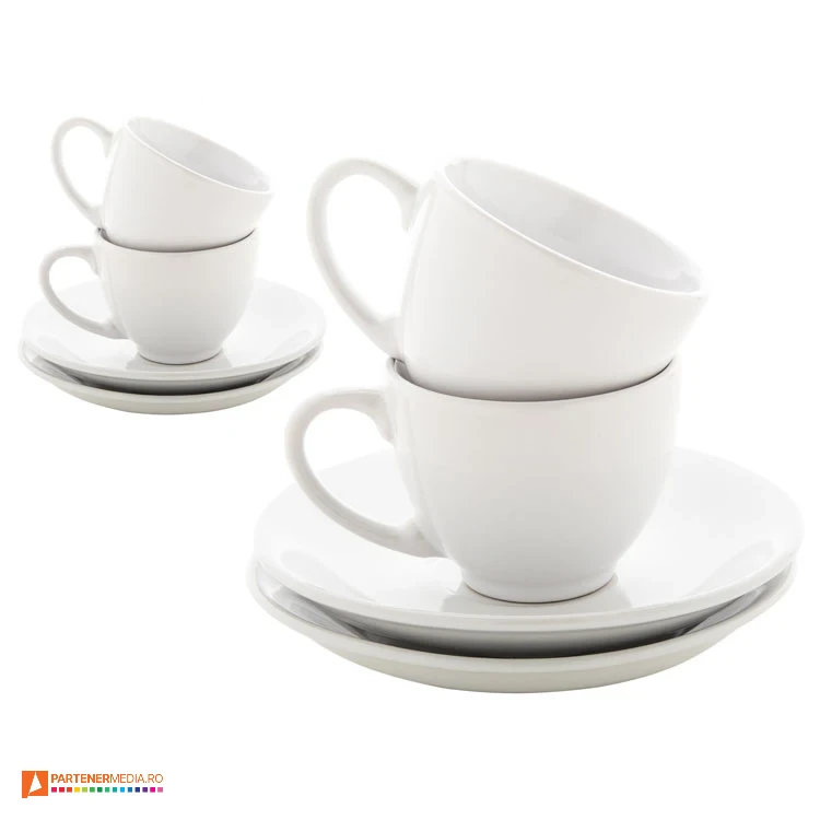 seturi de cesti albe de cafea cu farfurie ap862010 seturi de cesti albe de cafea cu farfurie ap862010 poza 1