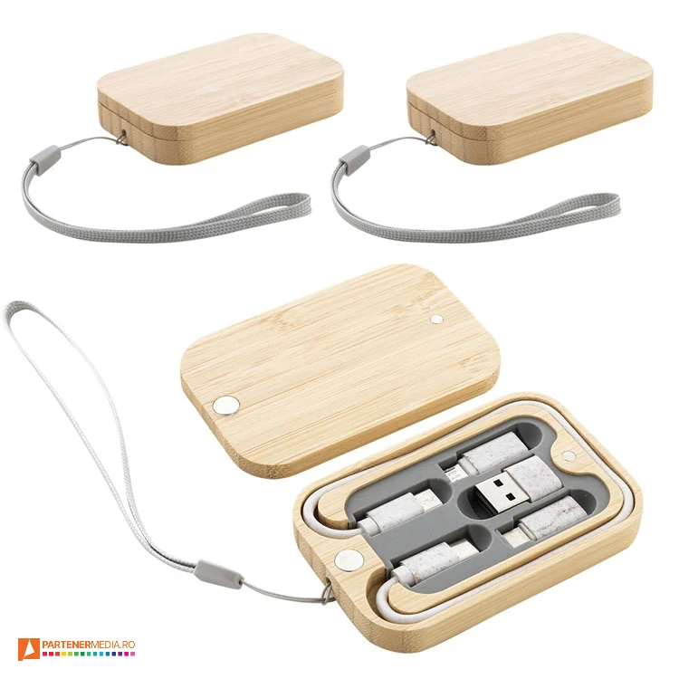 seturi de cabluri usb in cutie din lemn ap864061 poza 1