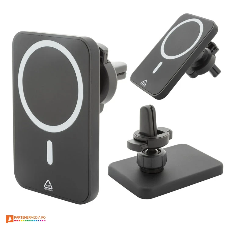 incarcatoare wireless auto din plastic reciclat de 15w ap864063 poza 1