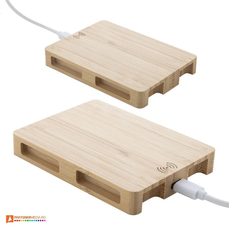 incarcatoare wireless din lemn cu forma de palet ap864076