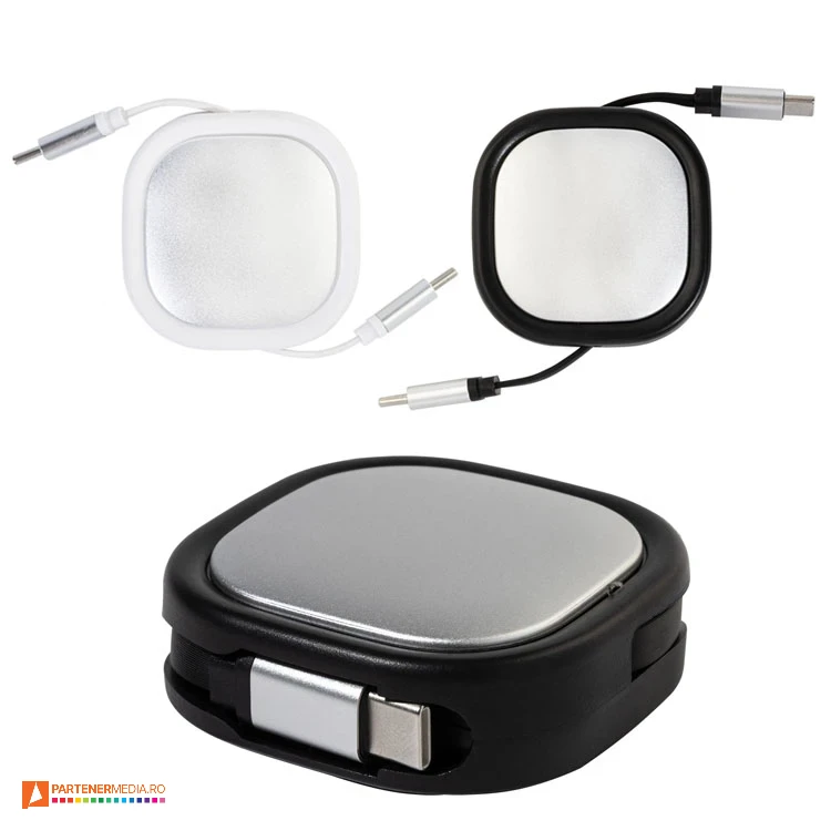 cabluri usb retractabile cu putere de 60w ap864128 poza 1