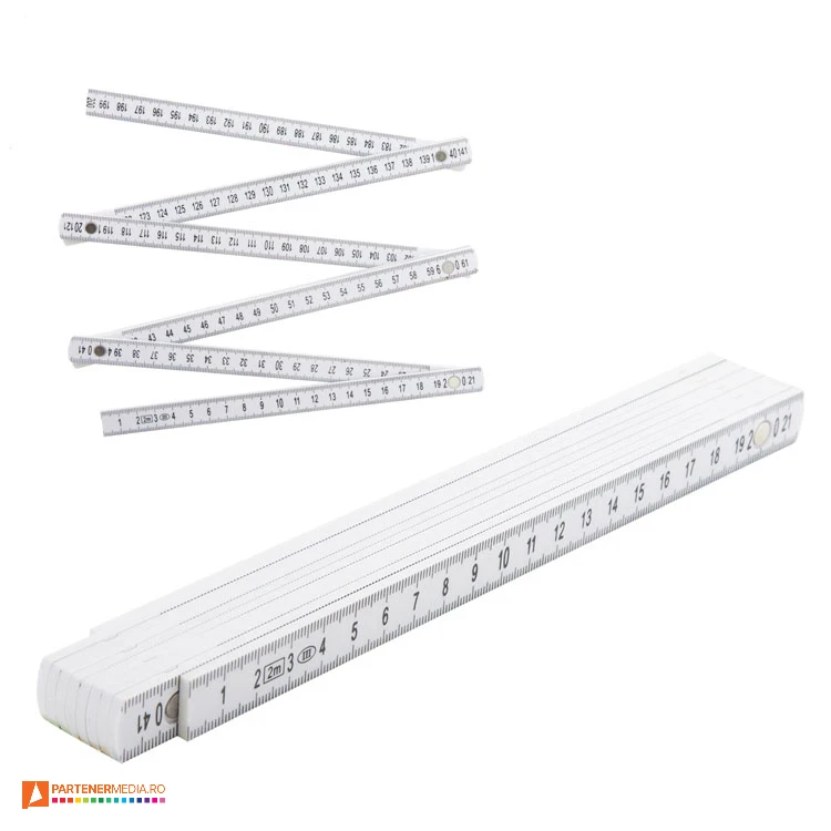 Metri de tamplarie din plastic cu lungime de 2 metri metru pliabil de tamplarie din plastic ap892003