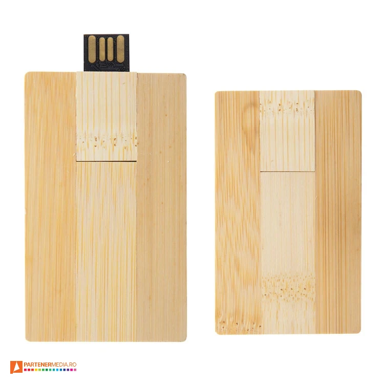 memory stick uri usb din lemn cu forma de card ap897087