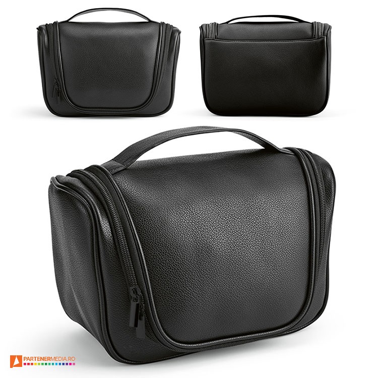 genti cosmetice negre din imitatie de piele atb002 poza 3