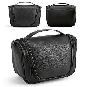genti cosmetice negre din imitatie de piele atb002 poza 3