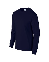 bluze barbatesti albastru inchis Gildan 2400 cu maneci lungi si guler rotund poza 5