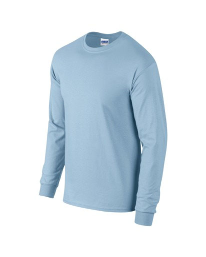 bluze barbatesti bleumarin Gildan 2400 cu maneci lungi si guler rotund poza 6