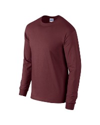 bluze barbatesti grena Gildan 2400 cu maneci lungi si guler rotund poza 8