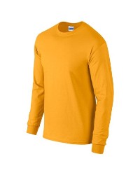 bluze barbatesti portocalii Gildan 2400 cu maneci lungi si guler rotund poza 9