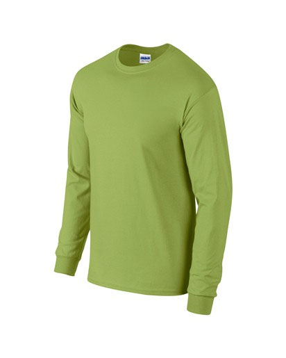bluze verzi barbatesti Gildan 2400 cu maneci lungi si guler rotund poza 19