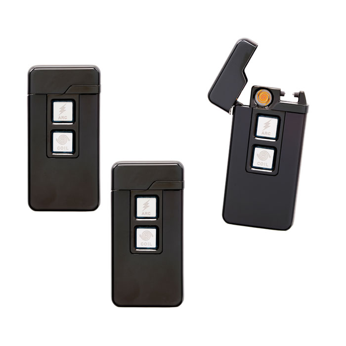 brichete metalice cu USB 2426908 cu aprindere prin arc electric poza 1