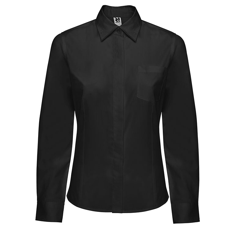 camasi negre de dama cu maneci lungi Roly 5161 Sofia poza 3