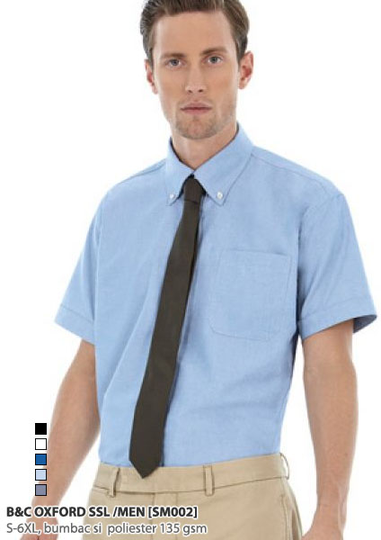 camasi promotionale barbatesti Oxford SSL Men SM002 poza 1