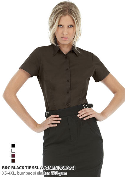 camasi promotionale de dama Black Tie SSL Women SWP24 poza 1