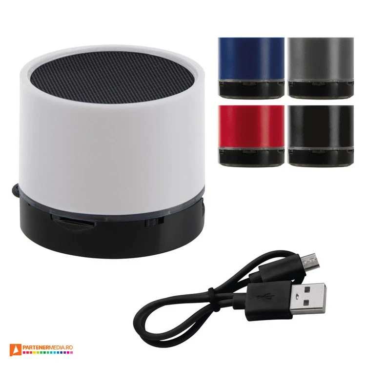 Boxe audio wireless promotionale cu slot micro SD si lumina ambientala boxe audio portabile cu card micro sd si lumina ambientala 0925