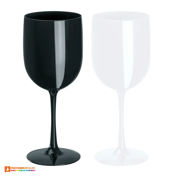 pahare cu picior din plastic de 450 ml 1461