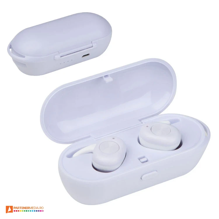 casti audio promotionale cu statie de incarcare 146206