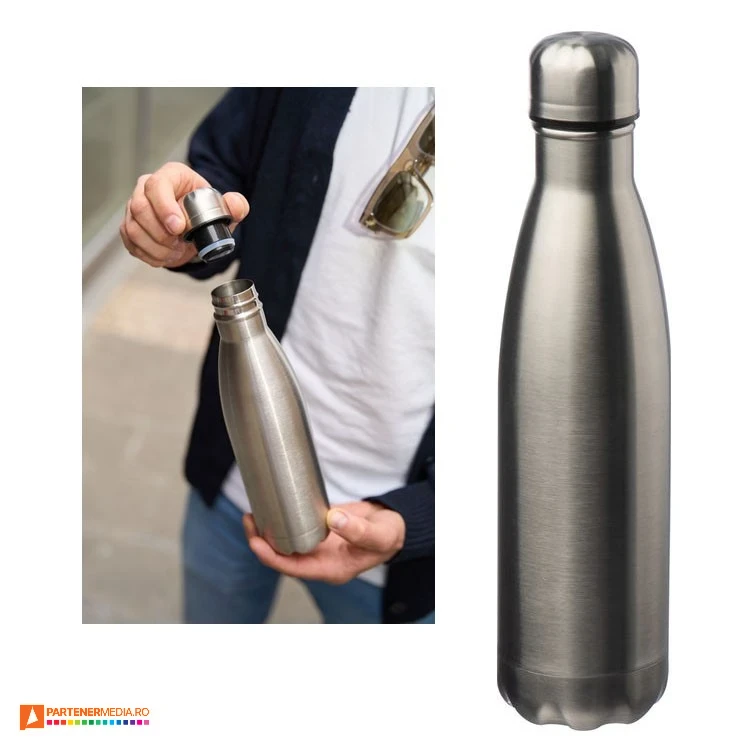 Sticle termoizolante promotionale din otel inoxidabil cu capacitate de 550 ml sticle promotionale din otel inoxidabil 2295