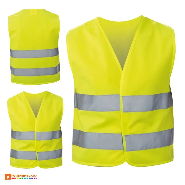 veste galbene reflectorizante pentru copii 288808 veste galbene reflectorizante pentru copii 288808 poza 2