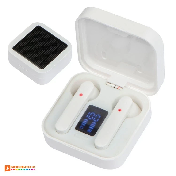 casti audio earphones cu baterie solara 359106
