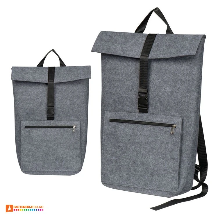 rucsacuri promotionale din pasla reciclata 372107 poza 1