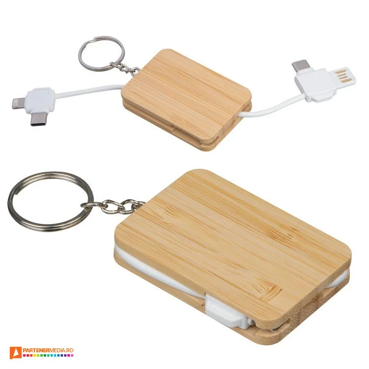 brelocuri din bambus cu cabluri usb 4239