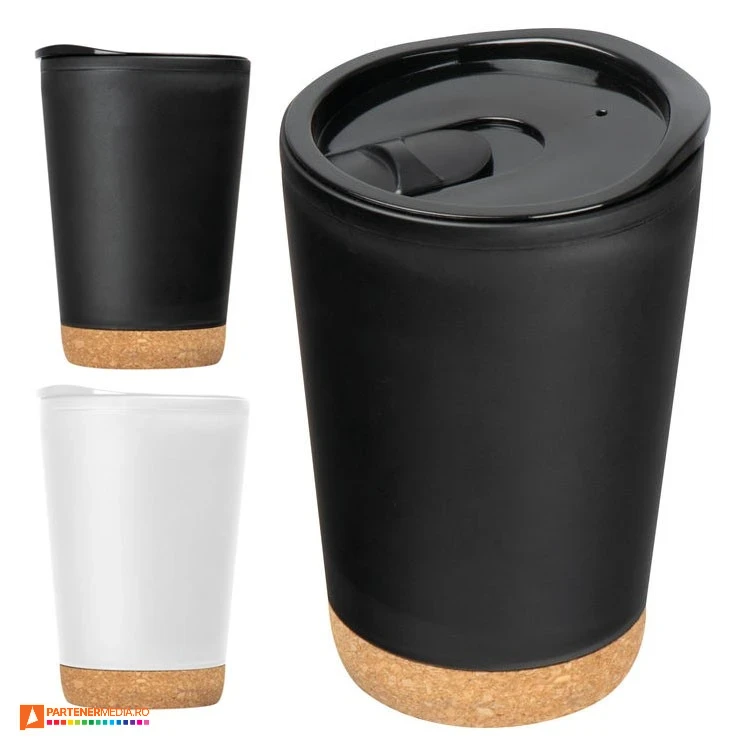 pahare din plastic de 280 ml cu capac 4339