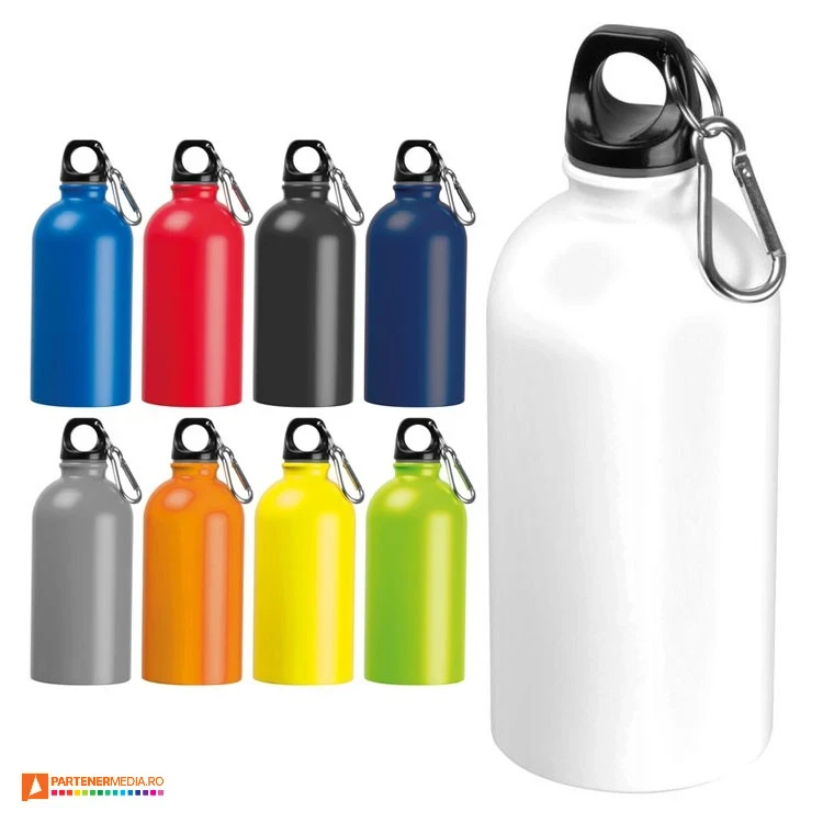 bidoane metalice cu carabina si capacitate de 500 ml 5241