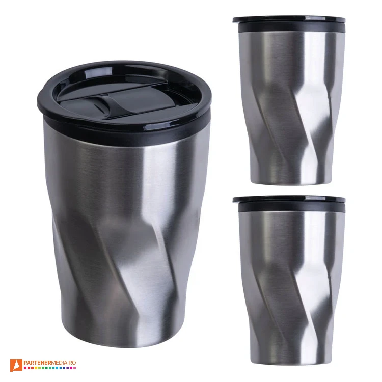 pahare termoizolante de 350 ml cu design modern 532607 poza 1