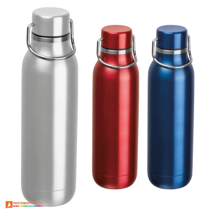 Sticle promotionale din otel inoxidabil de 600 ml cu maner pliabil sticle din otel inoxidabil cu maner pliabil 5331