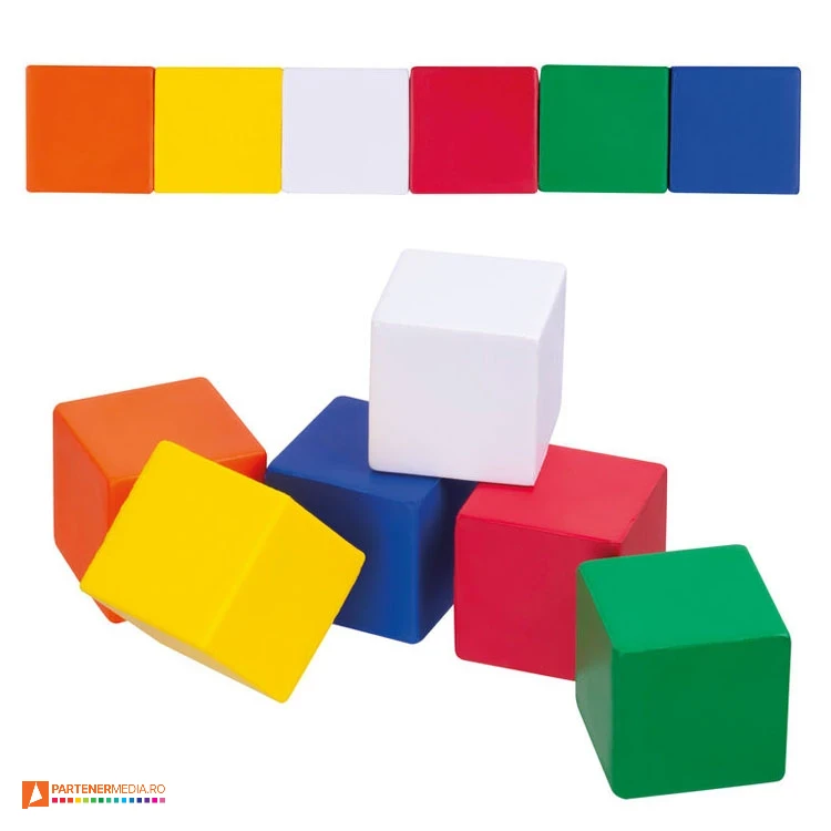 cuburi antistres promotionale colorate 5343 poza 1