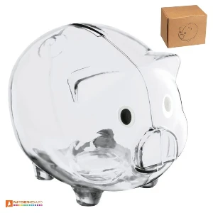 pusculite transparente cu forma de porcusor 6235 poza 4