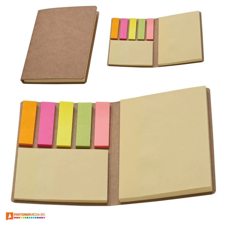 blocnotes uri cu etichete colorate cu coperti albe 826801