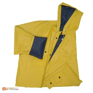 pelerine de ploaie din pvc reversibile galben bleumarin 9205 poza 3